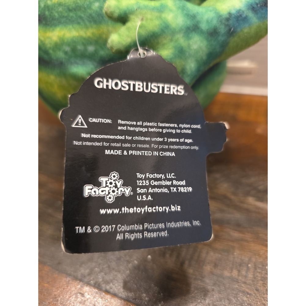 NWT 2018 Ghostbusters Plush Slimer Green Slime Stuffed Animal By Toy Factory - Picture 5 of 10